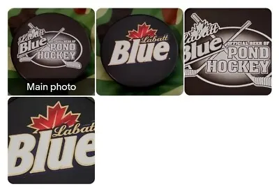 Labatt Blue 🍺 Brewing Company Inglasco Official Beer Of The Pond Hockey Puck • $22.50