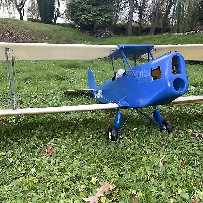 £100 • Buy Spartan Arrow BiPlane RC Aeroplane Radio Control Plane Aircraft Nitro Glow 60”