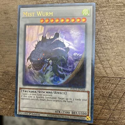 💎Yu-Gi-Oh! TCG Mist Wurm HAC1-EN166 1st Edition MINT Ultra Rare Parallel 💎 • $1.99