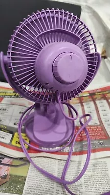 Mainstays 6-inch Style Desktop Or Clip-on AC Electric Personal Fan With 2 Speeds • $18