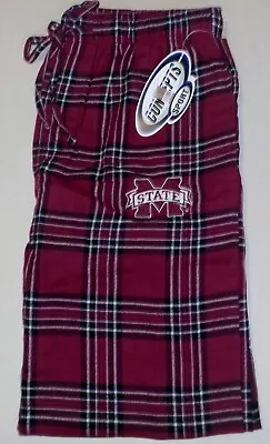 Mississippi State Mens Bulldogs Sleep Lounge Pajama Pants M L Xl 2x Nwt Flannel • $32.99
