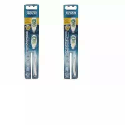 4 X ORAL-B CROSSACTION POWER DUAL CLEAN ACTION REPLACEMENT TOOTHBRUSH BRUSH HEAD • $30.80