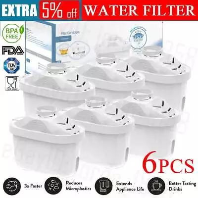 6pcs For BRITA Maxtra+Plus Water Filter Jug Replacement Cartridges Refills AU • $21.55