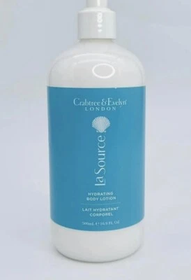 £12.90 • Buy Crabtree & Evelyn LA SOURCE Hydrating Body Lotion Jumbo 16.9 Oz / 500ml - Broken