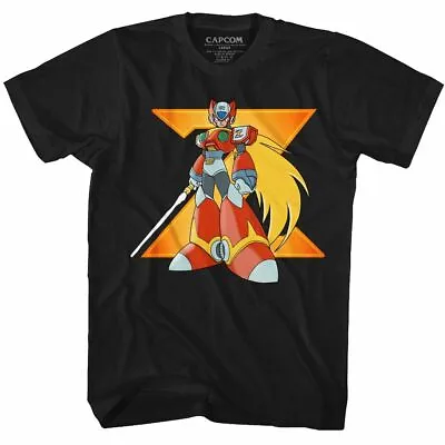 Mega Man Big Zero Black Adult T-Shirt • $22.50