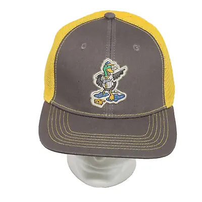 Madison Mallards Gray Yellow Minor League Baseball Hat Cap Adult Mesh Trucker • $11.68