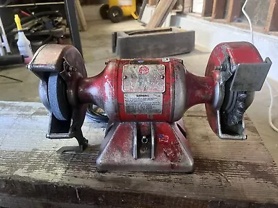 Mac Tools Vintage Bench Grinder Model BG612R - 6 Inch Rare! 1/3 HP Baldor Motor • $88