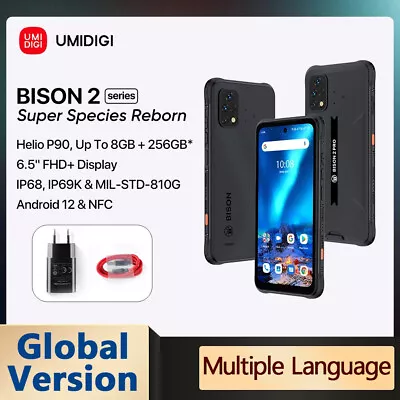 UMIDIGI Bison 2 Bison 2 Pro IP68/IP69K Phone 6150mAh Helio P90 128GB/256GB 48MP  • $346.82