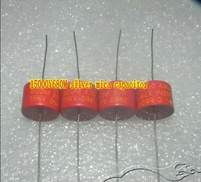 15000V 680PF Silver Mica Capacitor High Voltage High Frequency Capacitors • $7.06