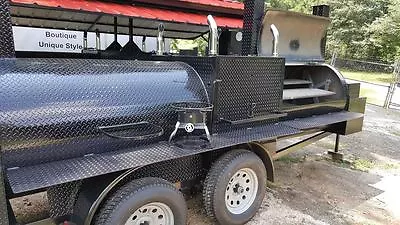 T Rex Rotisserie BBQ Smoker Cooker 36 Grill Trailer Mobile Food Truck Concession • $19999