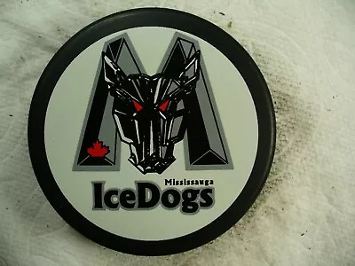 OHL Mississauga IceDogs Vintage League Official Logo Hockey Puck Collect Pucks • $15