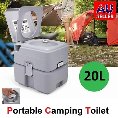 20L Portable Camping Toilet Potty Seat Caravan Travel Boating Tent Camp Outdoor • $89.99
