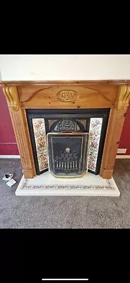 Cast Iron Fireplace With MATCHING HEARTH • £249