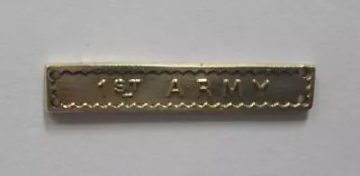 FULL SIZE -  AFRICA MEDAL BAR / CLASP ( 1st. ARMY ) - BRASS. • £4.49