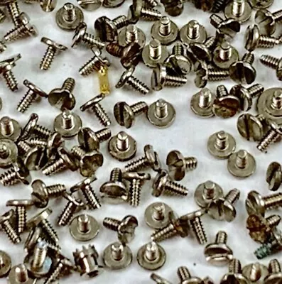 100 Watch Screws Tiny Steampunk Altered Art Parts Watchmaker Lot Repair Wrist B • $7.99