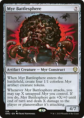 Myr Battlesphere [Phyrexia: All Will Be One Commander] • $1.40