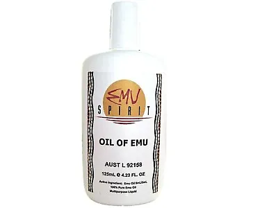 AUSTRALIA EMU SPIRIT 100% PURE Oil Of Emu 125ml ( Source Of Vitamin K2 ) • $36.80