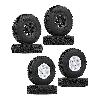 1/10 RC Crawler Tires Tyre 1.55  Wheel Rim For CC01 Model Buggy Off-Road Truck • £24.99