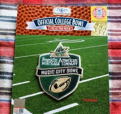 2014 Franklin American Mortgage Company Music City Bowl Patch Notre Dame Vs LSU • $17.99