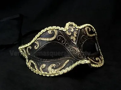 Masquerade Mask Venetian Costume Ball Prom Halloween Valentines Costume Party • $12.88