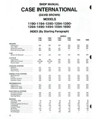 £18.48 • Buy David Brown 90 94 Series TMM Workshop Manual