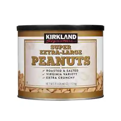 £15.99 • Buy Kirkland Signature Super Extra Large Peanuts Roasted & Salted Nuts 1.13kg Pack 