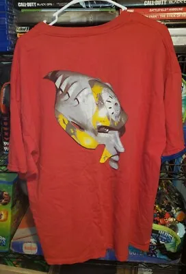 Vintage Oakley Software Xyz Optics T Shirt Red Xxl 2xl 90's Y2k Bob Head Skull • $150