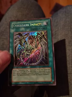 Yugioh Card Cyberdark Impact TAEV-EN054 Secret Rare 1st Edition • £100