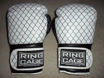 Cage Printed Stand Up Boxing Gloves For MMA Boxing Muay Thai Kickboxing • $24.99