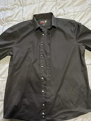 J Ferrar Black Button Up Shirt Large • $20