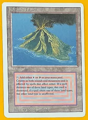 MTG VOLCANIC ISLAND Revised (OldManMTG 007-102) • $745