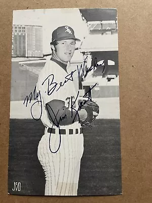 1975 Jim Kaat Chicago White Sox Signed JD McCarthy Postcard - Posted • $23