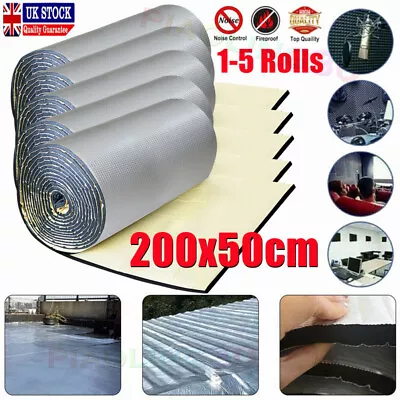 2-10m Sound Deadening Mat Car Van Heat Insulation 10mm Thick Closed Cell Foam UK • £27.79