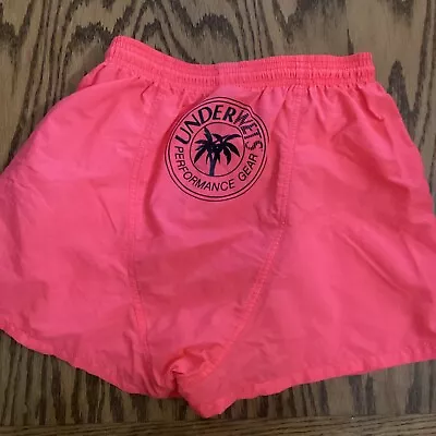 Volley Surf Shorts Vintage Underwets Overwets By Sunset Beach USA 80s 90s Small • $19.99