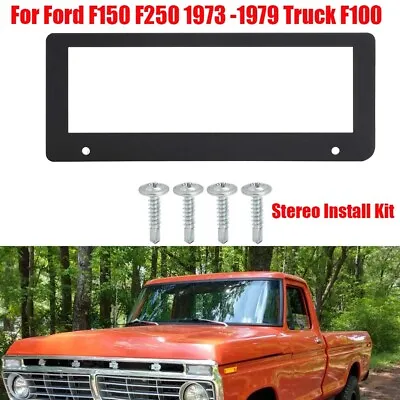 Radio Stereo Din Dash Stereo Install Kit For Ford F150 F250 1973-1979 Truck F100 • $18.99