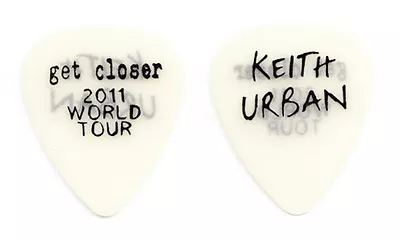 Keith Urban White Glow Guitar Pick - 2011 Get Closer Tour • £9.63