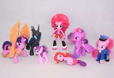 7x My Little Pony Figures Guardians Of Harmony Twilight Sparkle Pinkie Pie E67 • £10.46