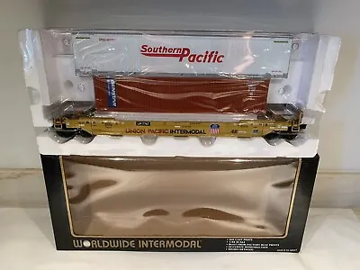 K-line Die Cast Union Pacific Double Stack! O Scale Husky Intermodal Southern Up • $99.95