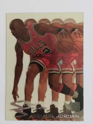 1995-96 Fleer Metal Slick Silver Michael Jordan Acetate • $1000