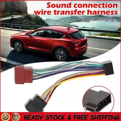 16 Pin ISO Wiring Harness Loom Connector Adaptor Cable For KENWOOD Car Stereo • $12.75