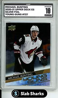 2020 Upper Deck Michael Bunting Young Guns Rookie Silver Foil Hofg 10 • $0.73