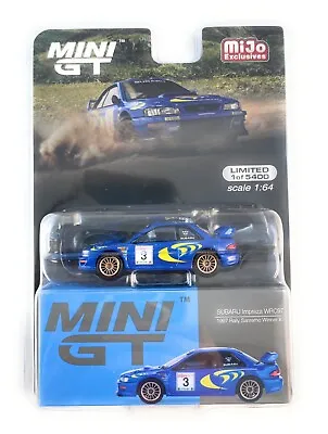 Mini GT 1:64 Subaru Impreza WRC97 1997 Rally Sanremo Winner #3 Model MGT00512 • $19.99