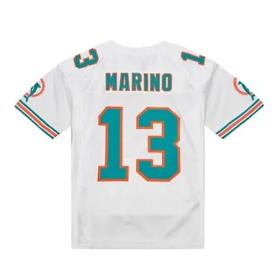 Mitchell & Ness Dan Marino Miami Dolphins 1995 White Authentic NFL Jersey 40 MED • $269.99