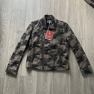 £40 • Buy Prps Camouflage Moto Jacket Brand New Camo RRP £250 Size Large