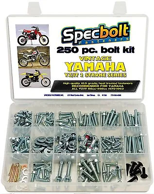 250pc Yamaha YZ IT  Bolt Kit 125 175 200 250 360 400 425 465 490 MX DT GT 80 50 • $59.99