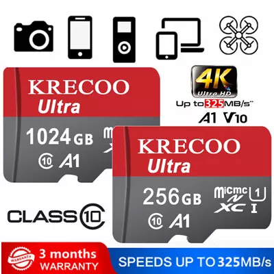 Orginal Micro SD Card 128GB 258GB Ultra Memory Card TF Class 10 Wholesale Lot AU • $2.49