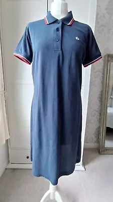 Merc London Polo Short Sleeve Dress Navy Blue Mod Kara Pique Size XL • $18.67