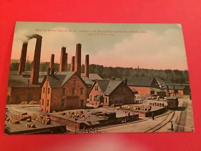$110 • Buy Calumet And Hecla Copper Mine Smelting Works, Hubbell, Michigan Vintage Postcard