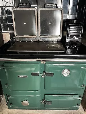 Recondition Solid Fuel Rayburn 355SFW In Racing Green • £4490