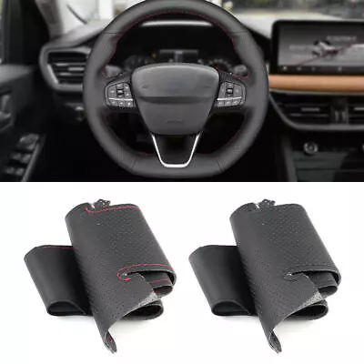 1x DIY Steering Wheel Cover For Ford Focus Fiesta ST | ST-Line Kuga ST-Line Puma • $16.36
